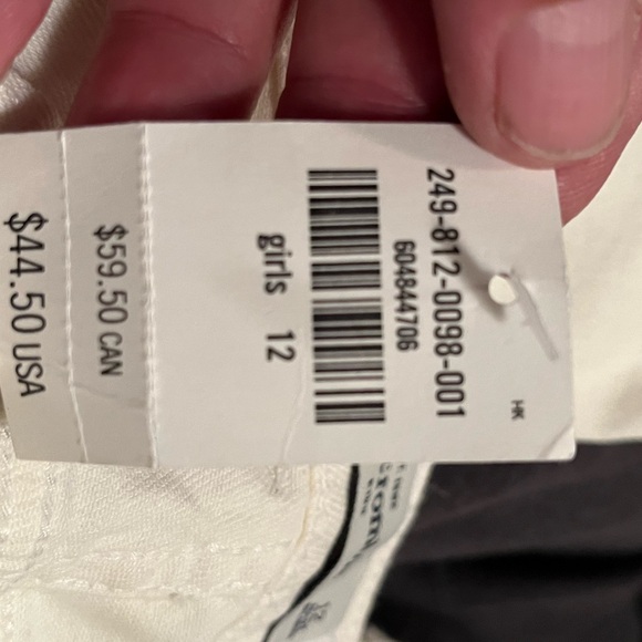 Abercrombie Kids White Denim Shorts - Picture 3 of 4